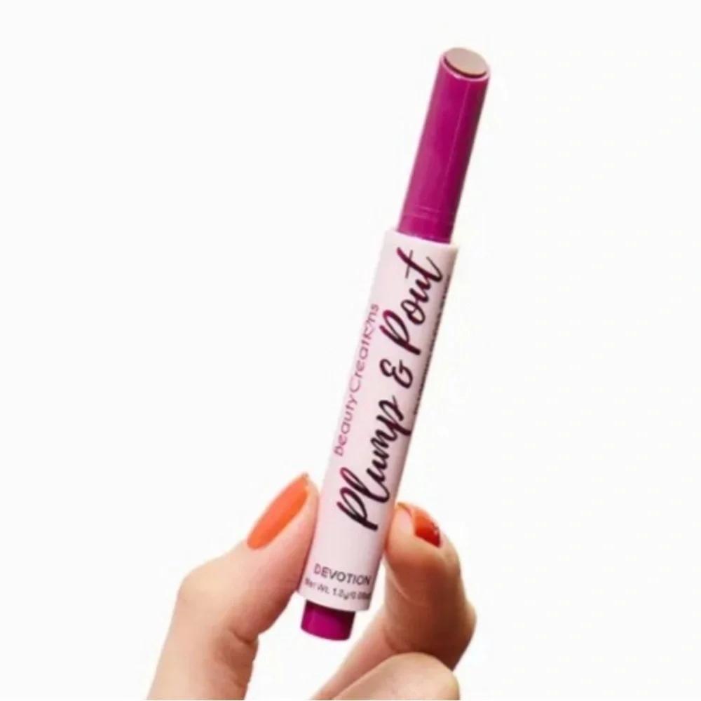 Beauty Creations Plump & Pout Gloss Stick Pink Lip Plumper in DEVOTION